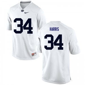 Men Franco Harris White PSU College Football #34 Jersey 687911-383