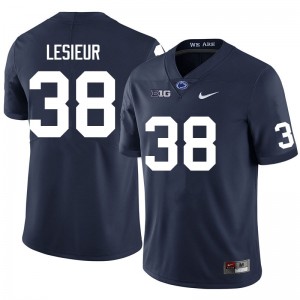 Men Frederik Lesieur Navy Nittany Lions College Football #38 Jersey 500319-211