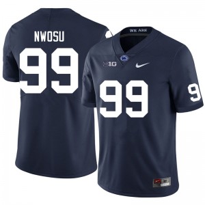 Men Gabriel Nwosu Navy Penn State College Football #99 Jersey 570199-305