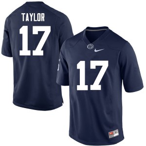 Men Garrett Taylor Navy Penn State College Football #17 Jersey 993236-362