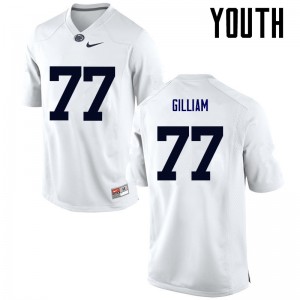 Youth Garry Gilliam White Penn State College Football #77 Jersey 823674-274