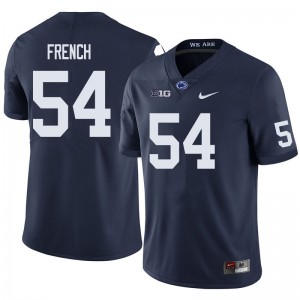 Men George French Navy Penn State College Football #54 Jersey 616402-240