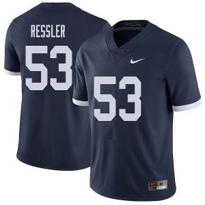 Men Glenn Ressler Navy Penn State Nittany Lions College Throwback Football #53 Jersey 440437-997