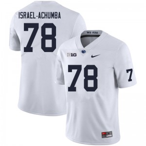 Men Golden Israel-Achumba White Penn State Nittany Lions College Football #78 Jersey 698052-493