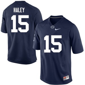 Men Grant Haley Navy Nittany Lions College Football #15 Jersey 252568-127