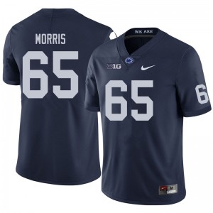 Men Hudson Morris Navy Penn State College Football #65 Jersey 580072-792