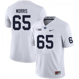 Men Hudson Morris White Penn State Nittany Lions College Football #65 Jersey 555068-772