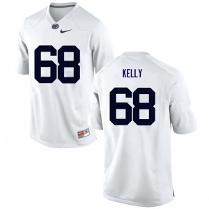 Men Hunter Kelly White Penn State College Football #68 Jersey 110537-314