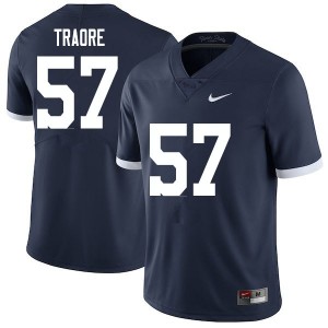 Men Ibrahim Traore Retro Penn State College Football #57 Jersey 452665-306