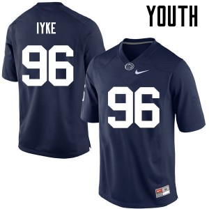 Youth Immanuel Iyke Navy Nittany Lions College Football #96 Jersey 628899-602