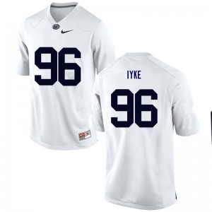 Men Immanuel Iyke White Penn State College Football #96 Jersey 610875-629
