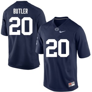 Men Jabari Butler Navy PSU College Football #20 Jersey 205284-327