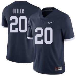 Men Jabari Butler Navy Penn State College Throwback Football #20 Jersey 696425-947