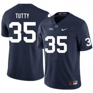 Men Jace Tutty Navy Nittany Lions College Football #35 Jersey 257107-109