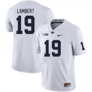 Men Jack Lambert White PSU College Football #19 Jersey 833535-511