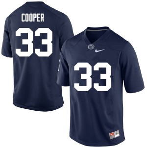 Men Jake Cooper Navy Penn State College Football #33 Jersey 396927-879