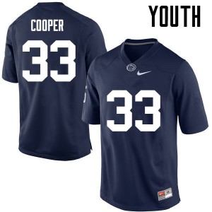 Youth Jake Cooper Navy Penn State College Football #33 Jersey 302577-499