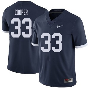 Men Jake Cooper Navy PSU College Throwback Football #33 Jersey 220914-470