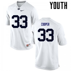 Youth Jake Cooper White Penn State College Football #33 Jersey 498171-331