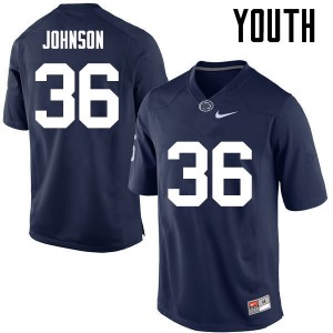Youth Jan Johnson Navy Penn State College Football #36 Jersey 569751-282