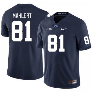 Men Jan Mahlert Navy PSU College Football #81 Jersey 140422-684