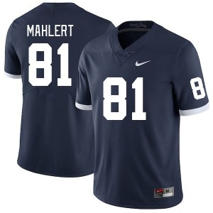 Men Jan Mahlert Retro PSU College Football #81 Jersey 992387-410