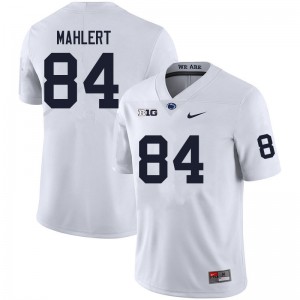 Men Jan Mahlert White Penn State College Football #84 Jersey 793182-466