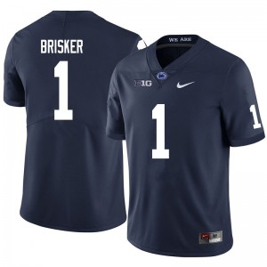 Men Jaquan Brisker Navy Penn State Nittany Lions College Football #1 Jersey 388267-446