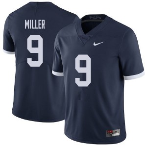 Men Jarvis Miller Navy Penn State College Throwback Football #9 Jersey 777979-132