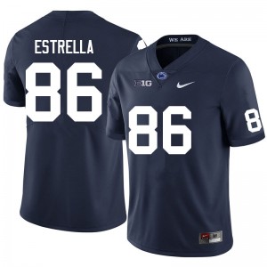 Men Jason Estrella Navy Penn State Nittany Lions College Football #86 Jersey 765216-789