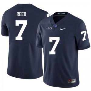 Men Jaylen Reed Navy Penn State College Football #7 Jersey 467976-610