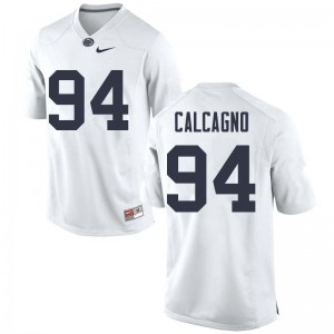 Men Joe Calcagno White Penn State Nittany Lions College Football #94 Jersey 865521-924