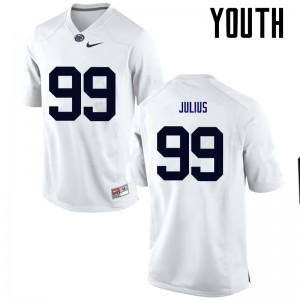 Youth Joey Julius White Nittany Lions College Football #99 Jersey 949802-851