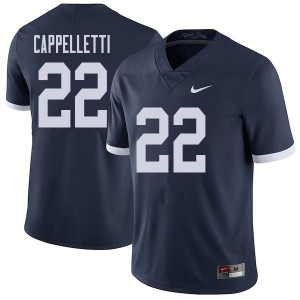 Men John Cappelletti Navy PSU College Throwback Football #22 Jersey 757740-784