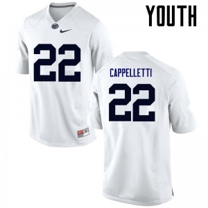 Youth John Cappelletti White Penn State Nittany Lions College Football #22 Jersey 398270-243