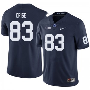 Men Johnny Crise Navy PSU College Football #83 Jersey 621427-545