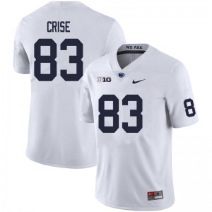 Men Johnny Crise White PSU College Football #83 Jersey 342236-206