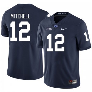 Men Jon Mitchell Navy Penn State College Football #12 Jersey 212172-647