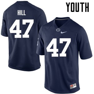 Youth Jordan Hill Navy Penn State College Football #47 Jersey 256626-424