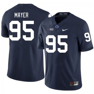 Men Jordan Mayer Navy PSU College Football #95 Jersey 841648-652