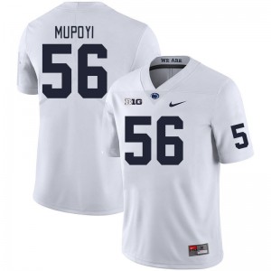 Men Joseph Mupoyi White Nittany Lions College Football #56 Jersey 926669-573