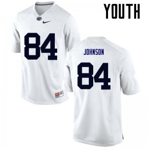 Youth Juwan Johnson White PSU College Football #84 Jersey 236745-927