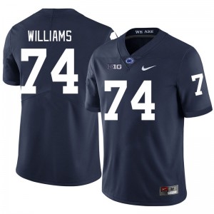 Men J'ven Williams Navy Penn State College Football #74 Jersey 332507-286