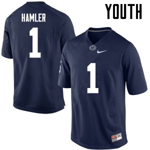 Youth K.J. Hamler Navy Penn State College Football #1 Jersey 460337-479
