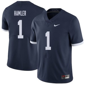 Men K.J. Hamler Navy Penn State Nittany Lions College Throwback Football #1 Jersey 700627-610