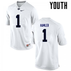 Youth K.J. Hamler White Penn State College Football #1 Jersey 750381-603