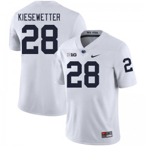Men Karson Kiesewetter White PSU College Football #28 Jersey 454394-679
