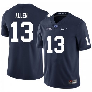 Men Kaytron Allen Navy Penn State College Football #13 Jersey 663949-736