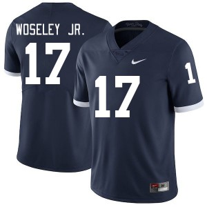 Men Kenny Woseley Jr. Retro Nittany Lions College Football #17 Jersey 491484-784