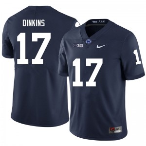 Men Khalil Dinkins Navy Penn State College Football #17 Jersey 682982-618